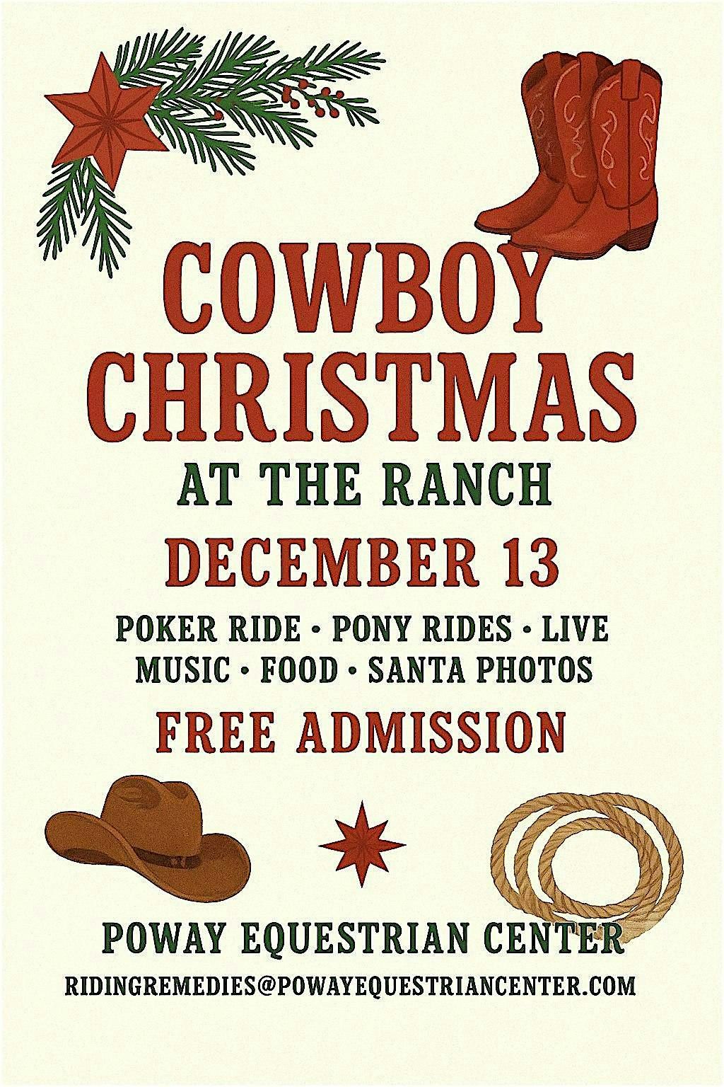 Cowboy Christmas at the Ranch, 13 December | Event in Poway | AllEvents