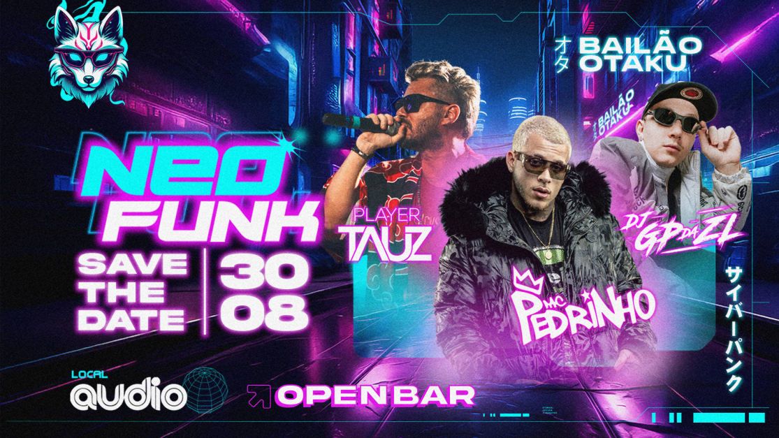 Bailão Otaku - 11 Edição -  Neo Funk - Open Bar in São Paulo, 30 August | Event in São Paulo | AllEvents