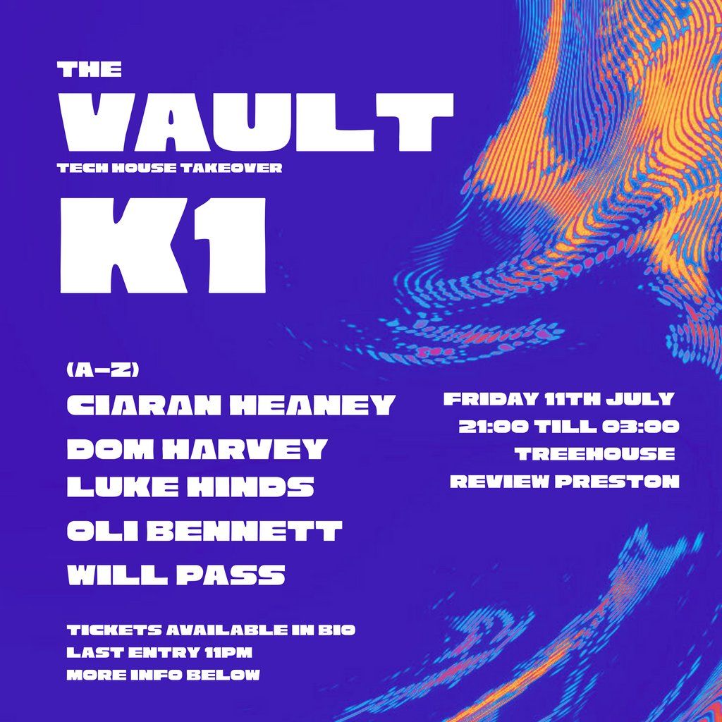 SWRV - The Vault Tech House Party, 11 July | Event in Preston | AllEvents