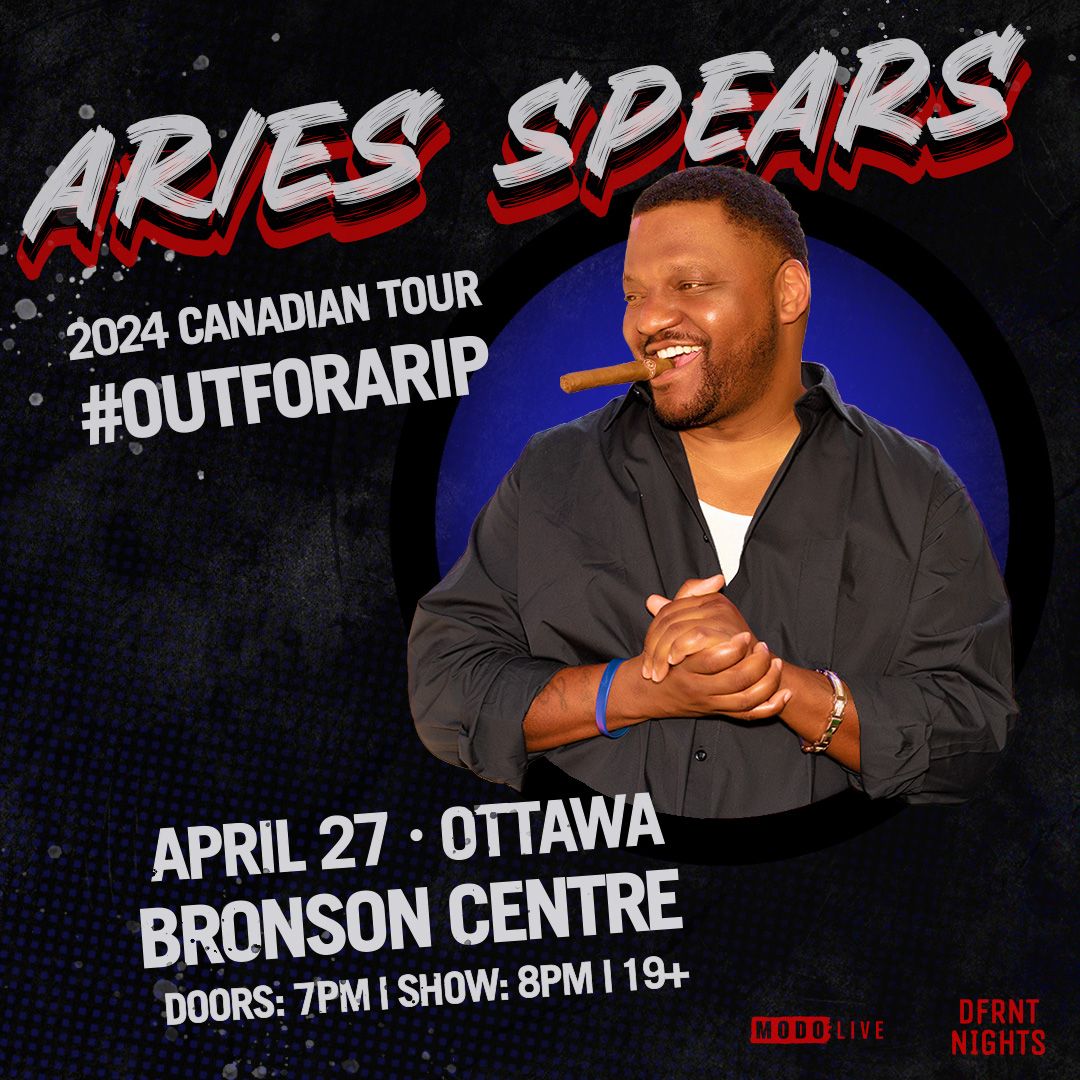 Aries Spears at Bronson Centre, 28 May | Event in Ottawa | AllEvents