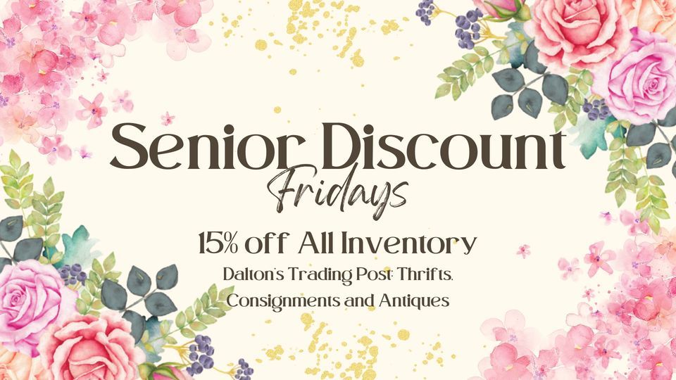 Senior Discount Fridays At Daltons Trading Post: Thrifts, Consignments ...