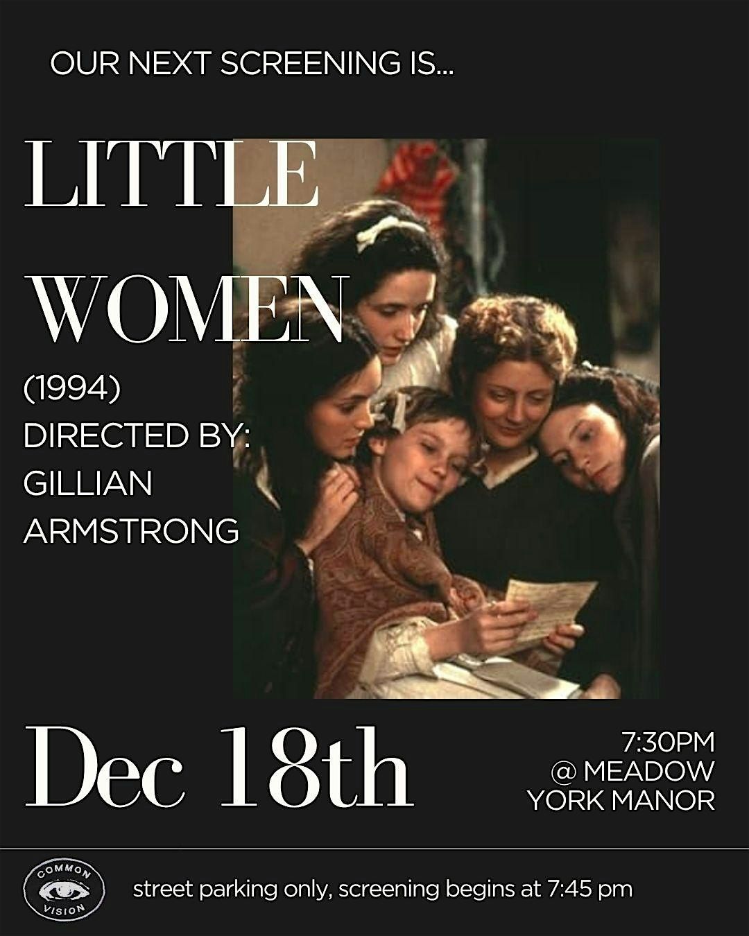 Common Vision Film Club Presents: Little Women, 18 December | Event in Los Angeles | AllEvents