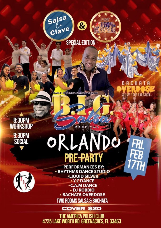 Salsa Con Clave & The Mambo House, American Polish Club, Lake Worth, 17