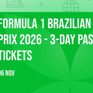 Formula 1 Brazilian Grand Prix 2026 - 3-Day Pass Tickets