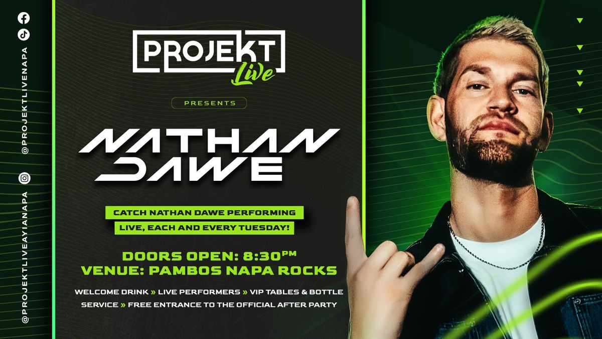PROJEKT LIVE PRESENTS NATHAN DAWE - 08/07/25, 8 July | Event in Famagusta | AllEvents