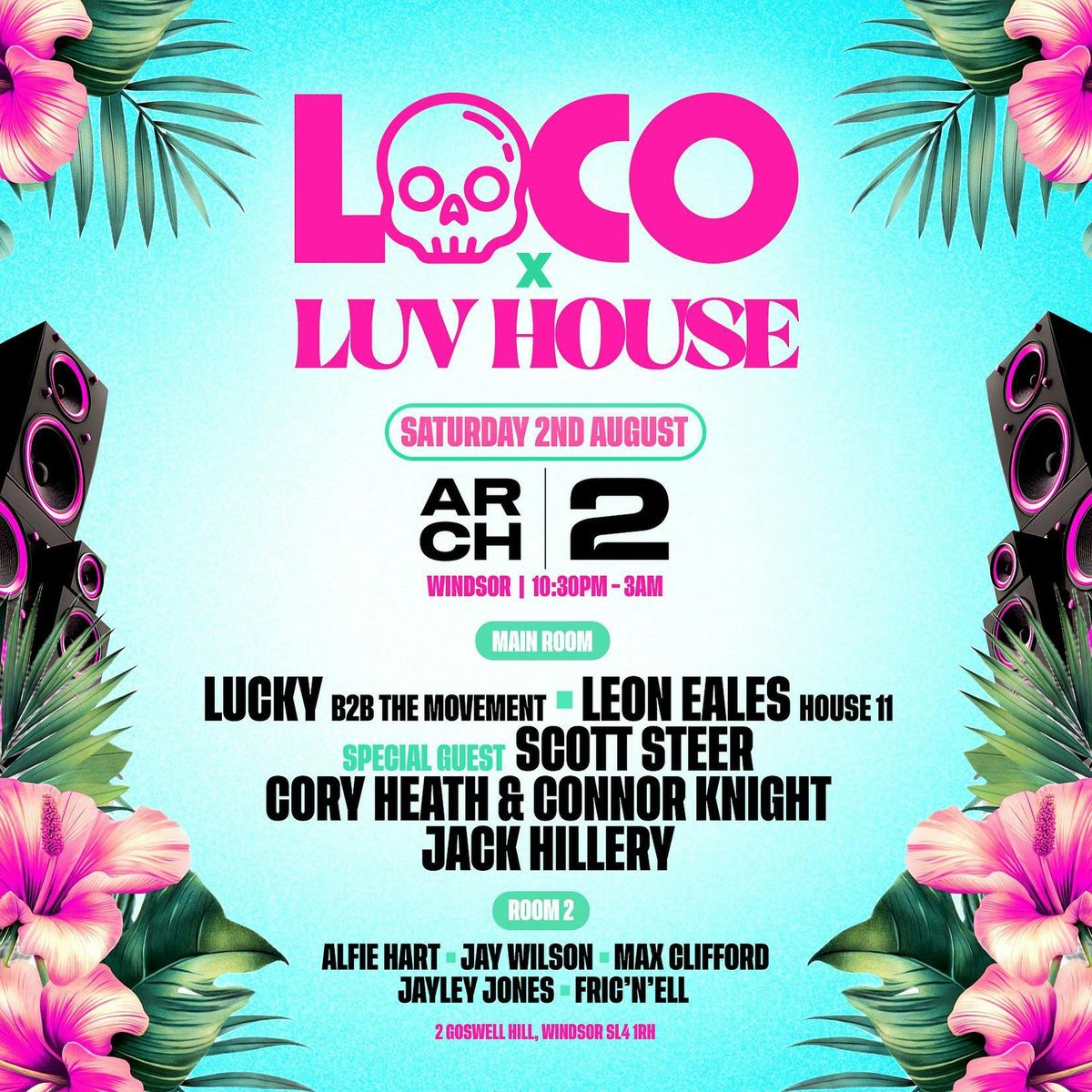 Loco Windsor X Luv House Events, 2 August | Event in Windsor | AllEvents