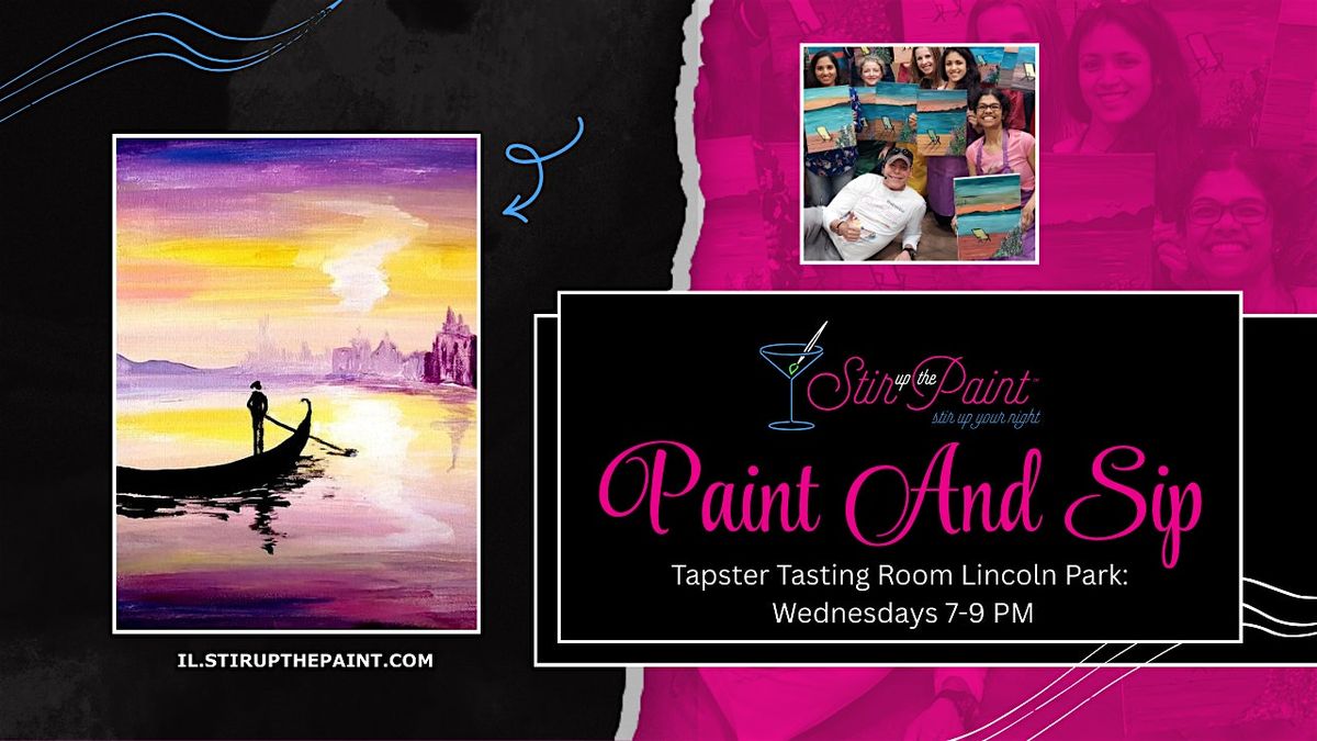 Sip & Paint Night Event Wednesdays 7:00 p.m. @ Tapster Lincoln Park, 14 January | Event in Chicago | AllEvents