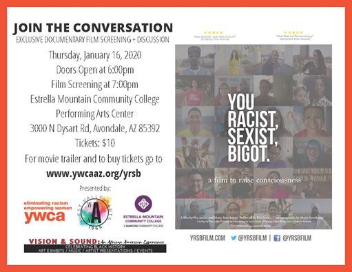 Film Screening Of You Racist Sexist Bigot At Estrella Mountain