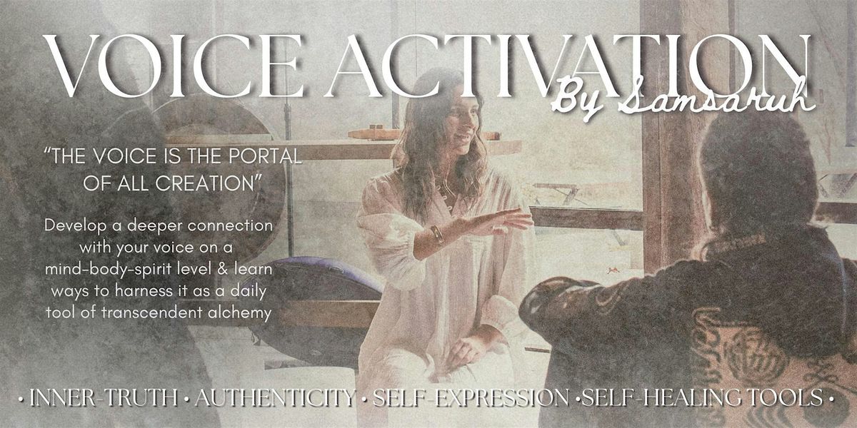 Voice Activation with Samsaruh || Mornington Peninsula | Event in Dromana | AllEvents