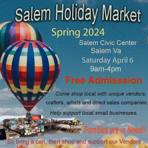 Salem Spring Holiday Market, Salem Civic Center, 6 April 2024