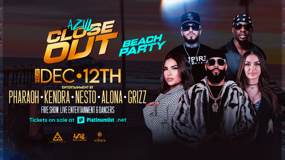 Azul Close Out Beach Party, 12 December | Event in Muharraq | AllEvents