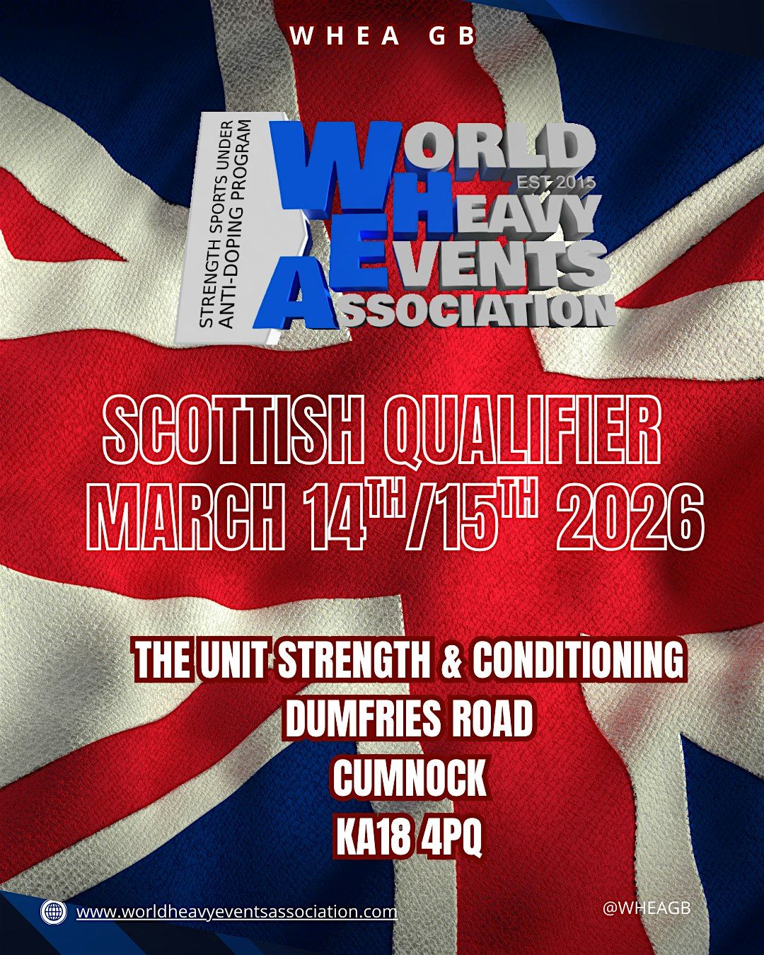 WHEA GB - Scotland Qualifier, 14 March | Event in Cumnock | AllEvents