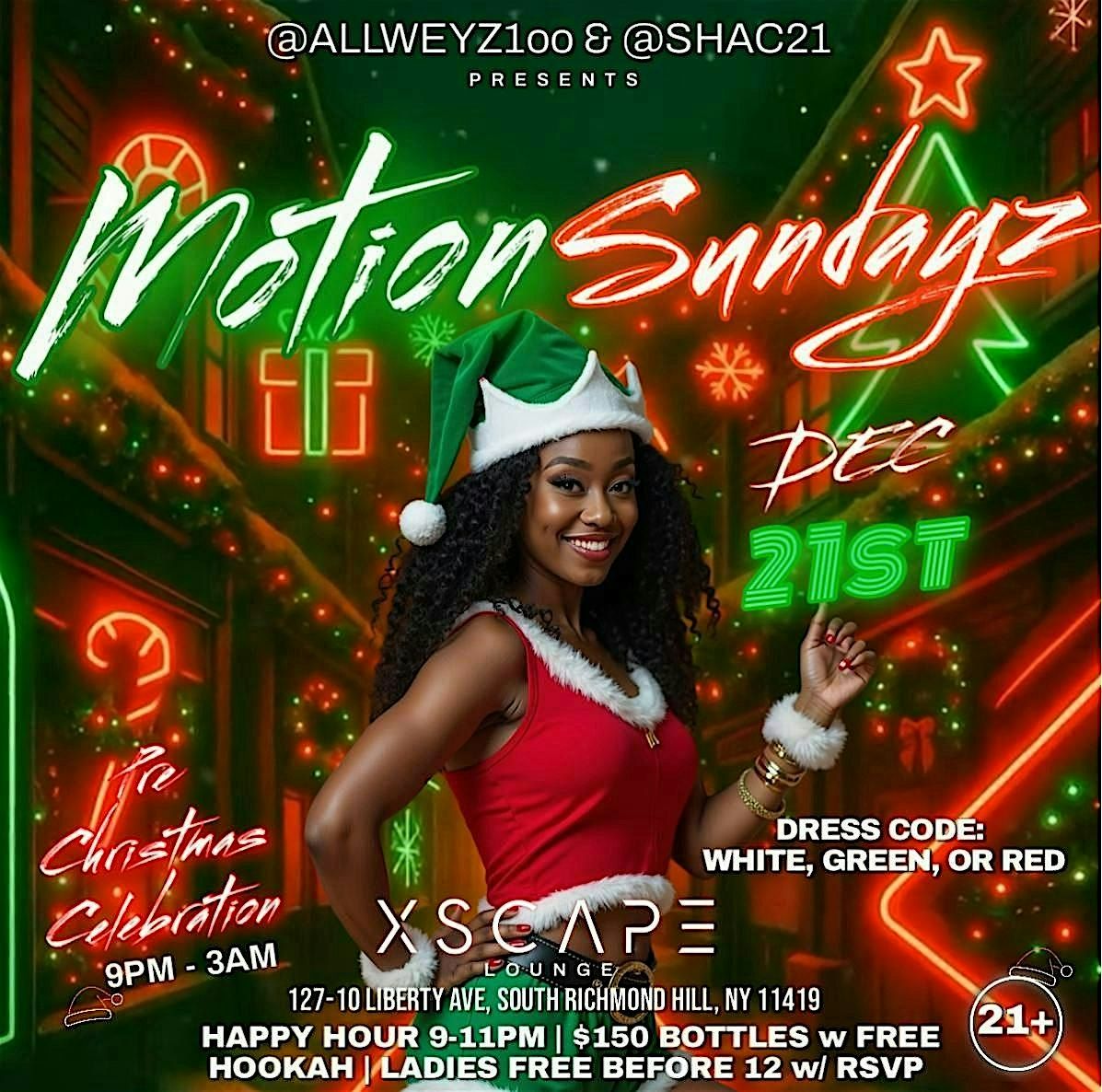 Dec 21st  Motion Sundayz, 21 December | Event in Queens | AllEvents