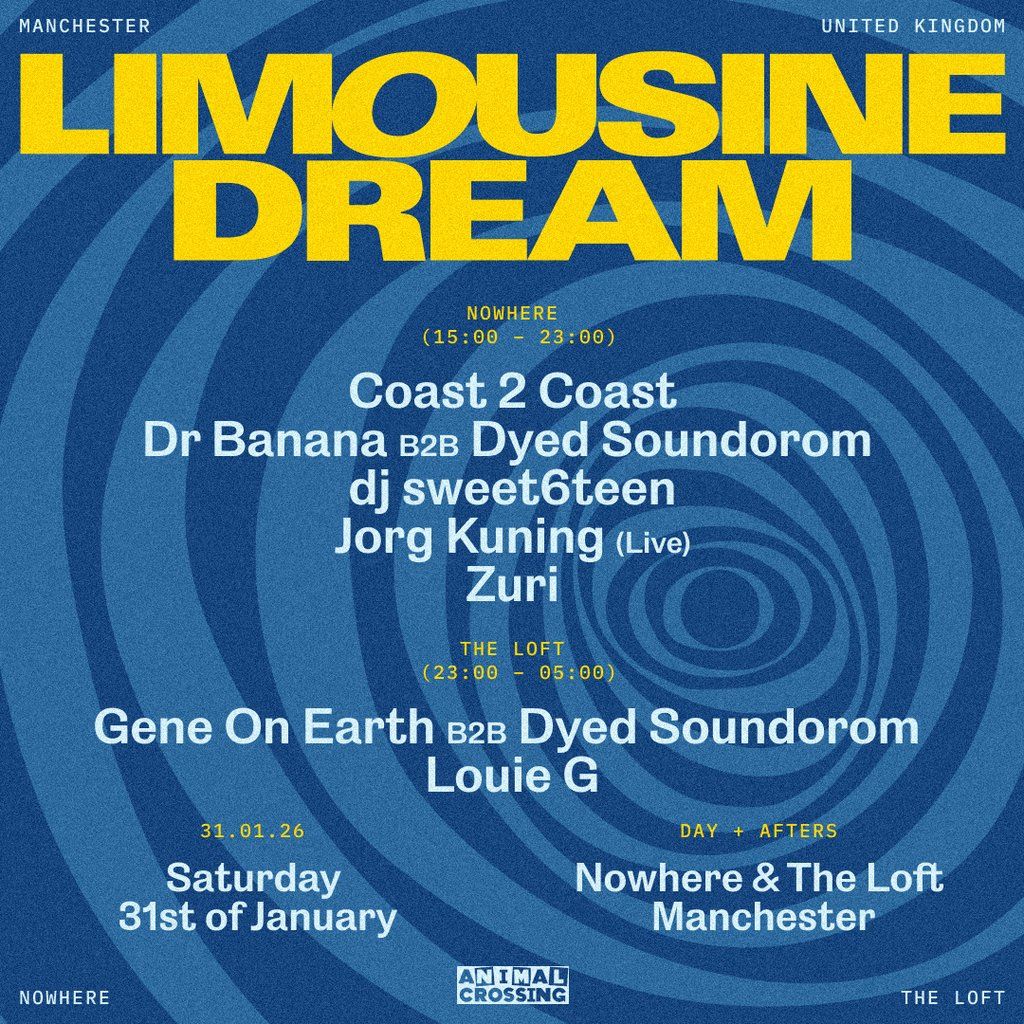 Animal Crossing x Limousine Dream, 31 January | Event in Manchester | AllEvents