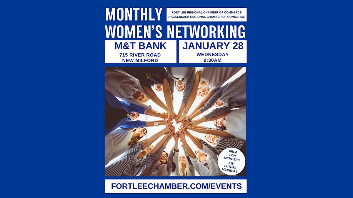 Women's Networking, 28 January | Event in New Milford | AllEvents