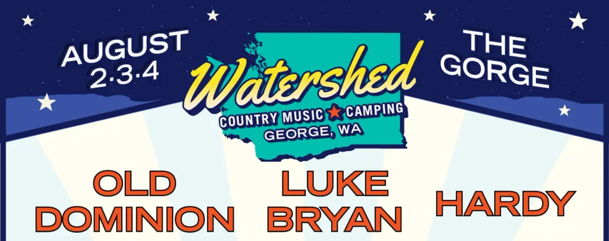 2025 Watershed Festival - 3 Day Pass at Gorge Amphitheatre, 1 August | Event in George | AllEvents