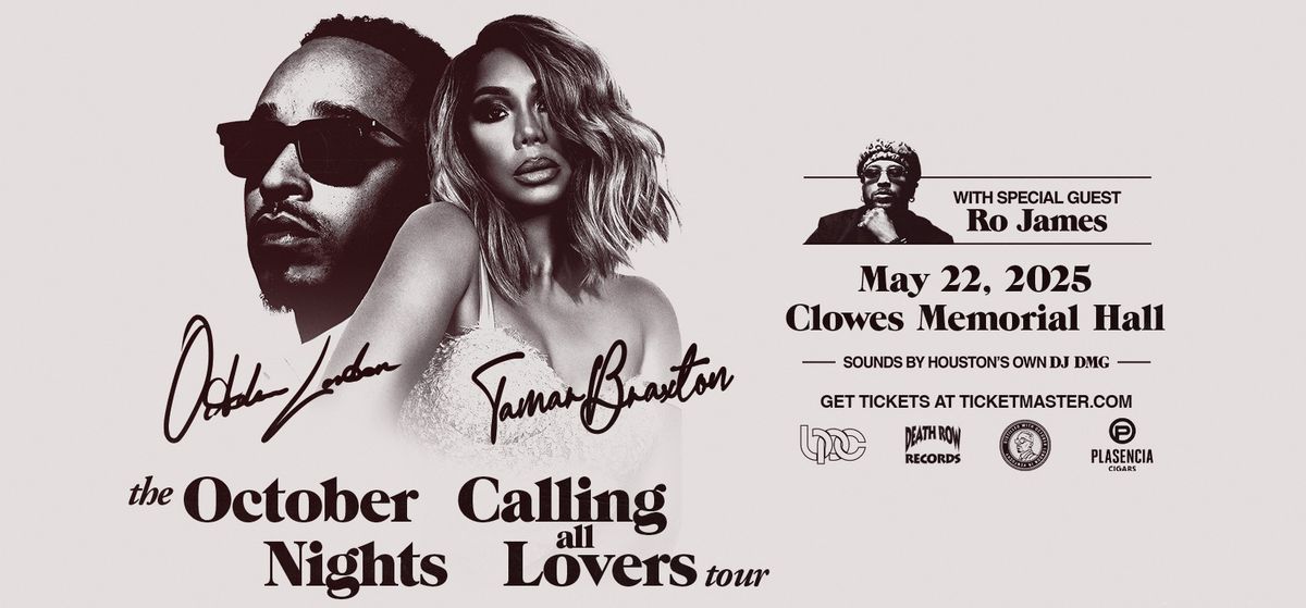 October London & Tamar Braxton, 10 May | Event in Memphis | AllEvents