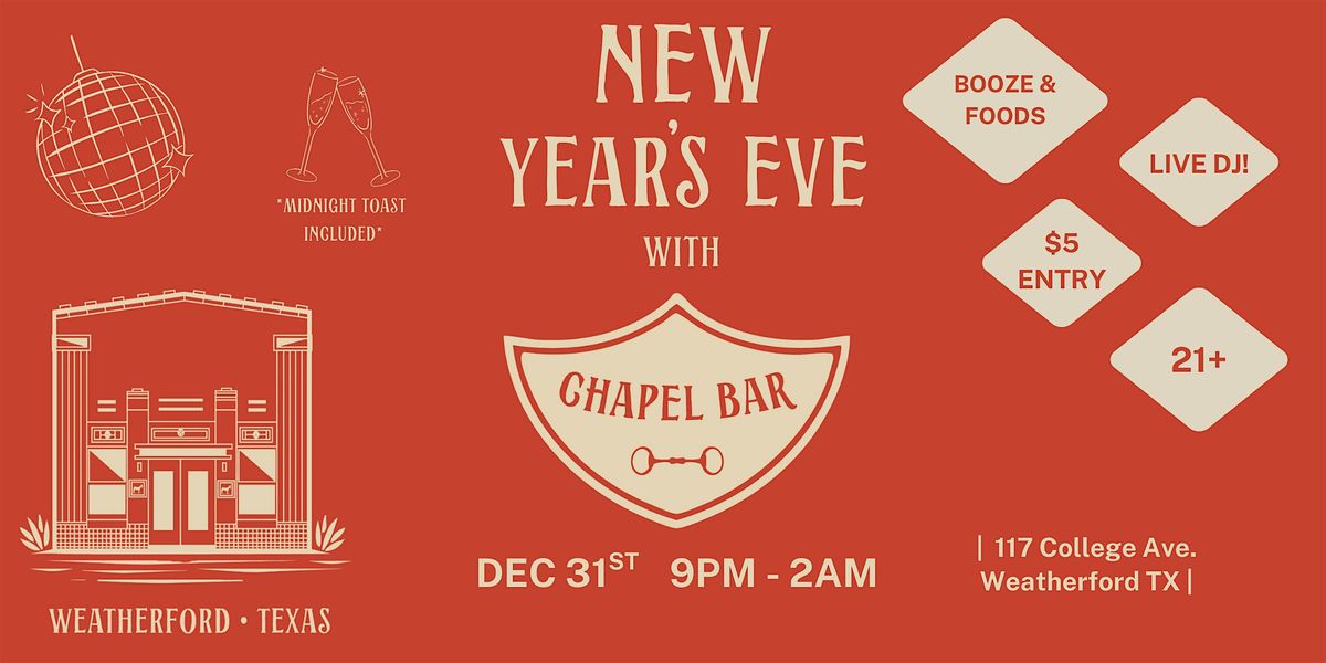 New Year’s Eve @ Chapel Bar