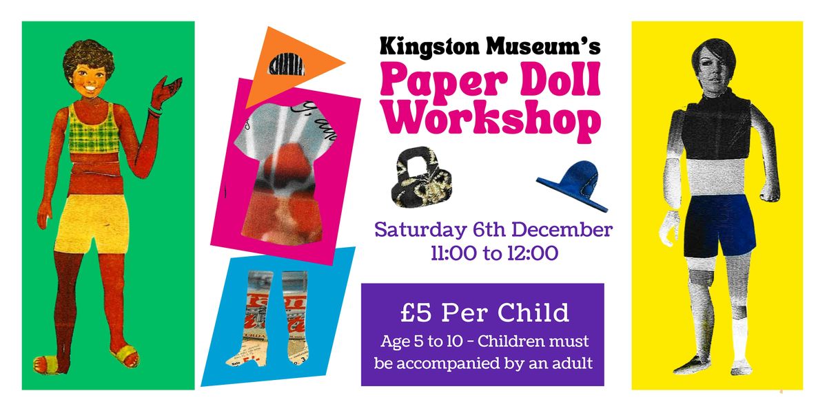 Paper Doll Workshop, 6 December | Event in Kingston upon Thames | AllEvents