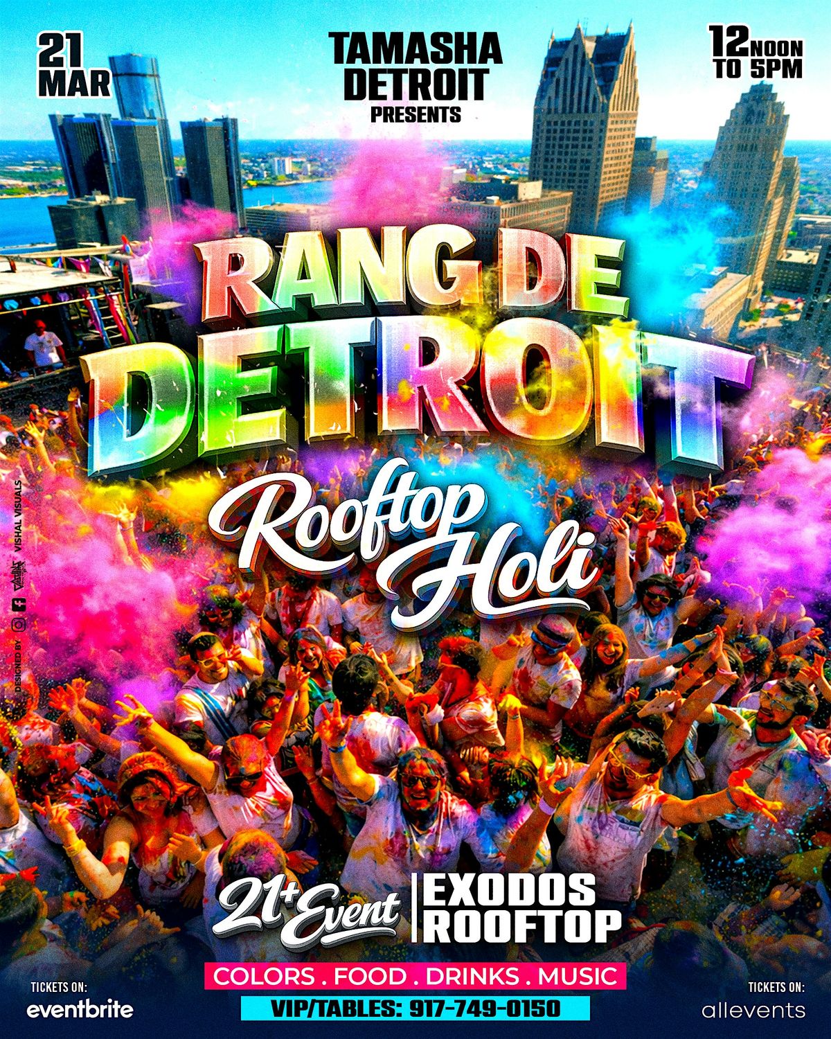 RANG DE DETROIT- HOLI COLOR FEST 2025