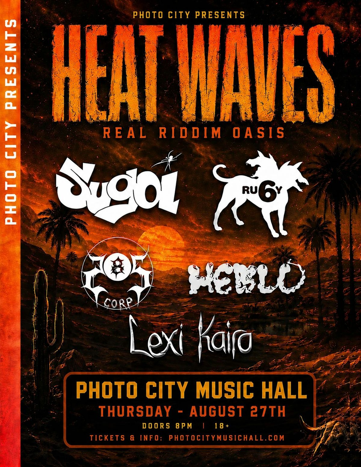 Heat Waves - Real Riddim Oasis - Rochester, NY, Photo City Music Hall ...