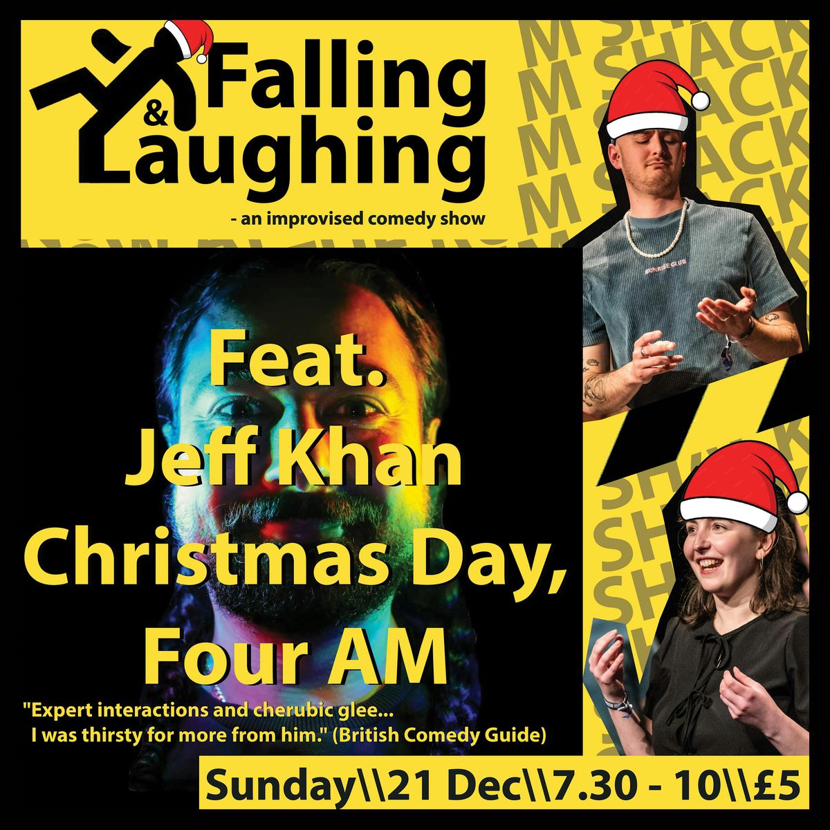 Falling & Laughing Feat. Jeff Kahn - Christmas Day, Four AM, 21 December | Event in Glasgow | AllEvents