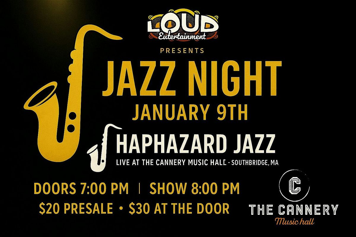 Haphazard Jazz, 9 January | Event in Southbridge | AllEvents