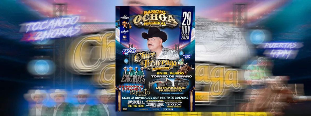 CHUY LIZARRAGA Y SU BANDA, 29 November | Event in Phoenix | AllEvents