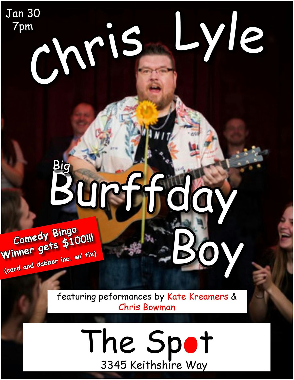 Big Burffday Boy A Comedy Event, 30 January | Event in Lexington | AllEvents