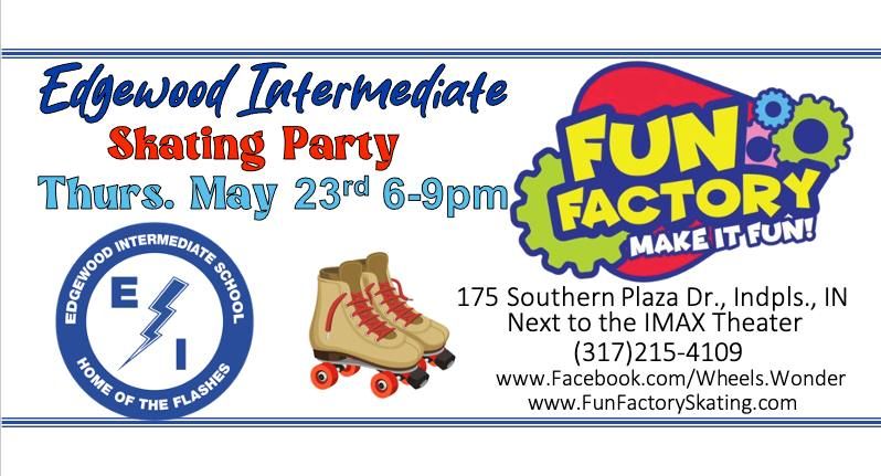 Edgewood Intermediate May Skating Party Wheels of Wonder Indianapolis Edgewood Intermediate May Skating Party Wheels of Wonder Indianapolis