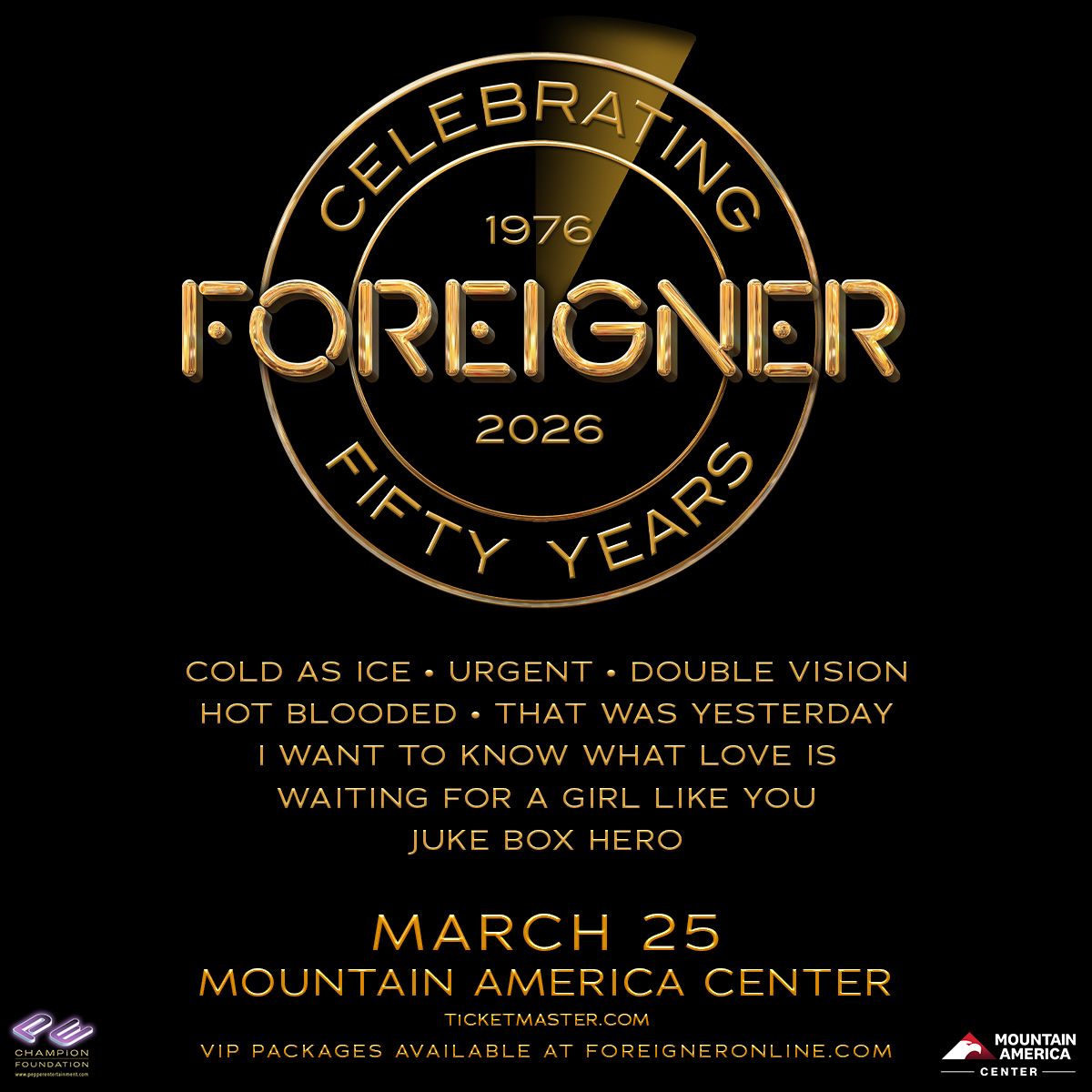 The Foreigner, 27 August | Event in Blue Ridge | AllEvents