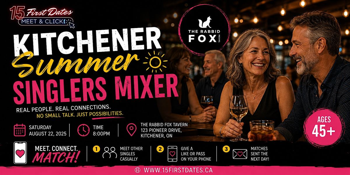 Kitchener Singles Mixer (age 45+)