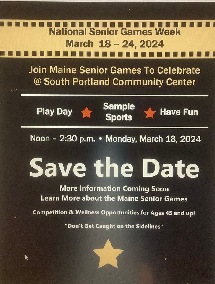 Kickoff Day for National Senior Games Week with Maine Senior Games