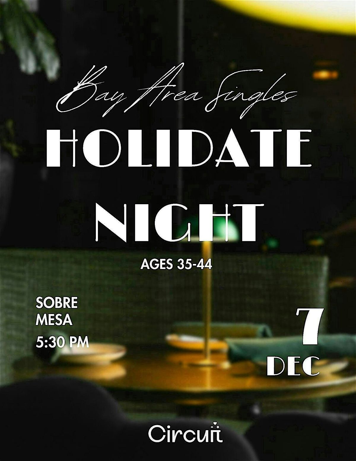 Bay Area Singles HoliDate Night, 7 December | Event in Oakland | AllEvents