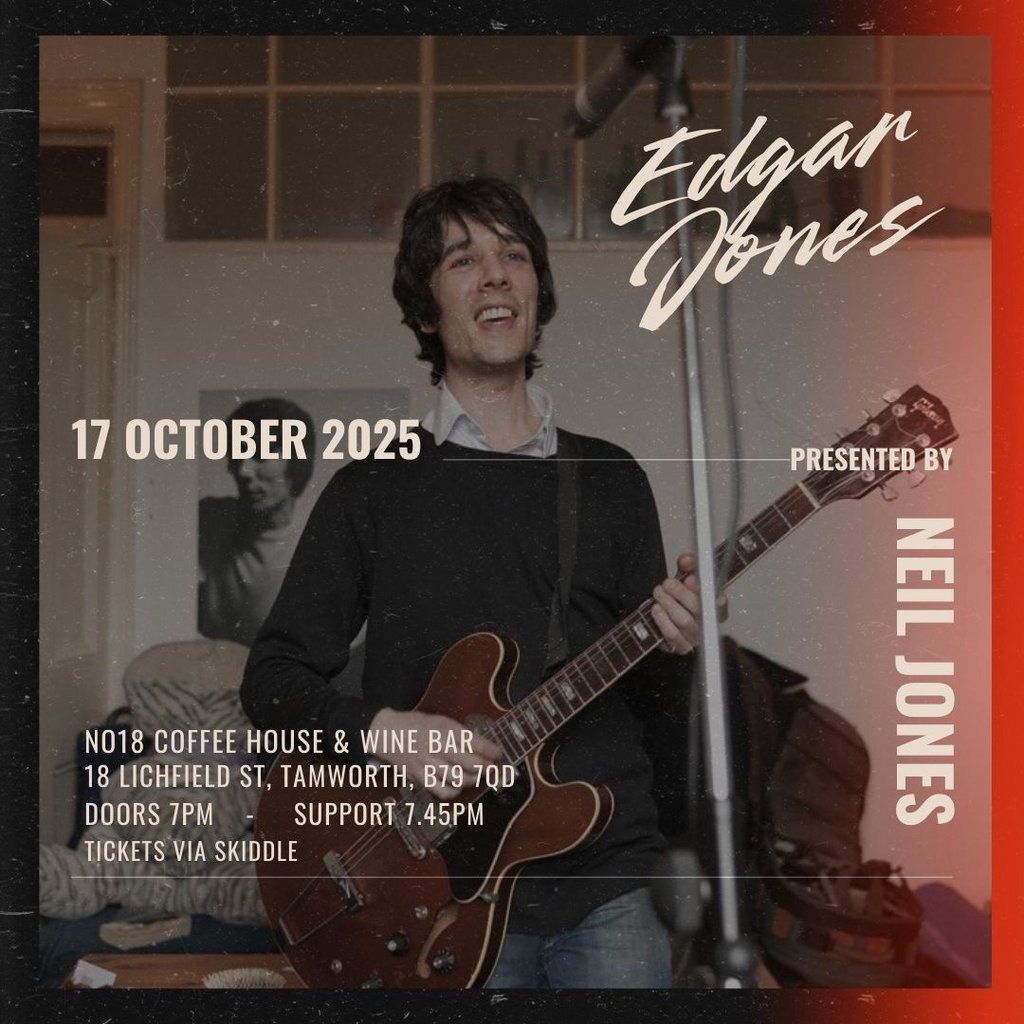 Edgar Jones, 17 October | Event in Lichfield | AllEvents