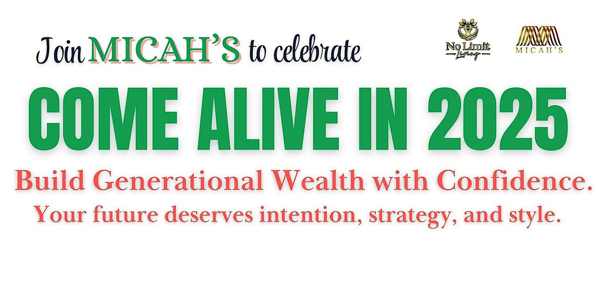Come Alive in 2025: Build Generaltional Wealth with Confidence!, 13 December | Event in Lee's Summit | AllEvents