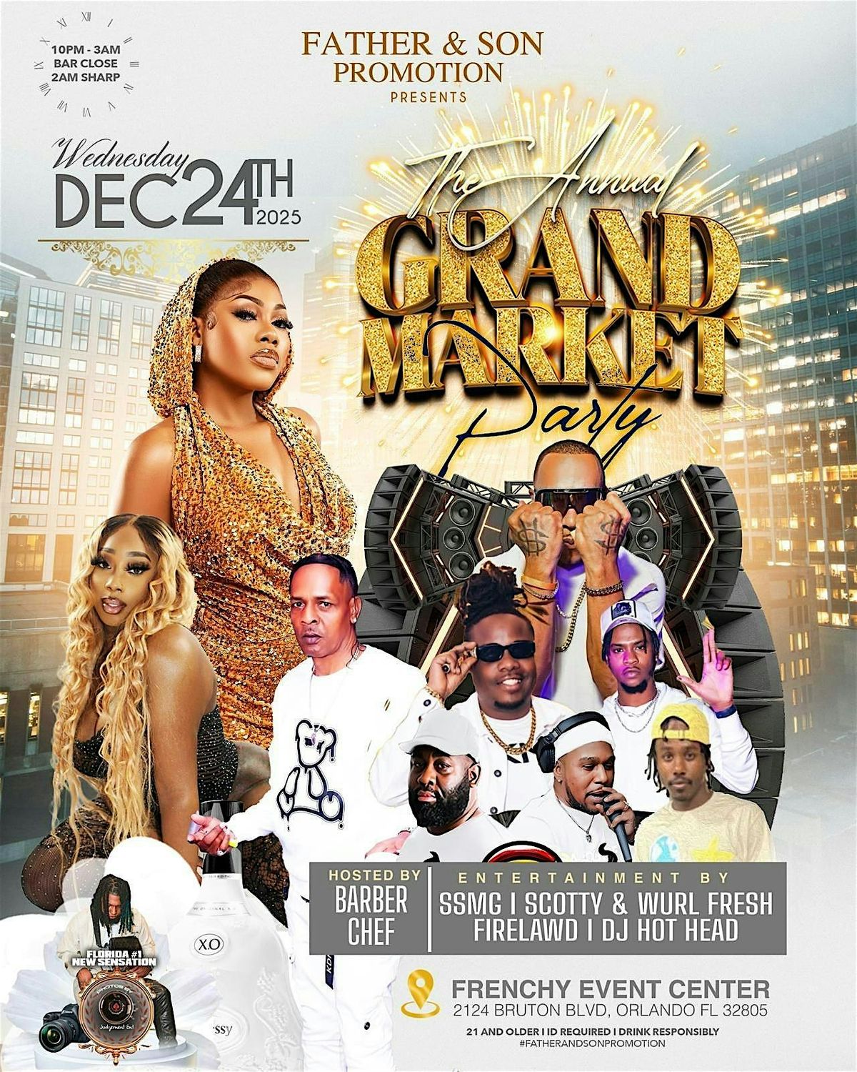 GRAND MARKET -  ORLANDO CHRISTMAS EVE PARTY, 24 December | Event in Orlando | AllEvents