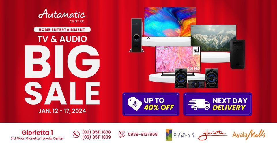 Automatic Centre TV & Audio BIG SALE ??, Glorietta 1 Ayala Center