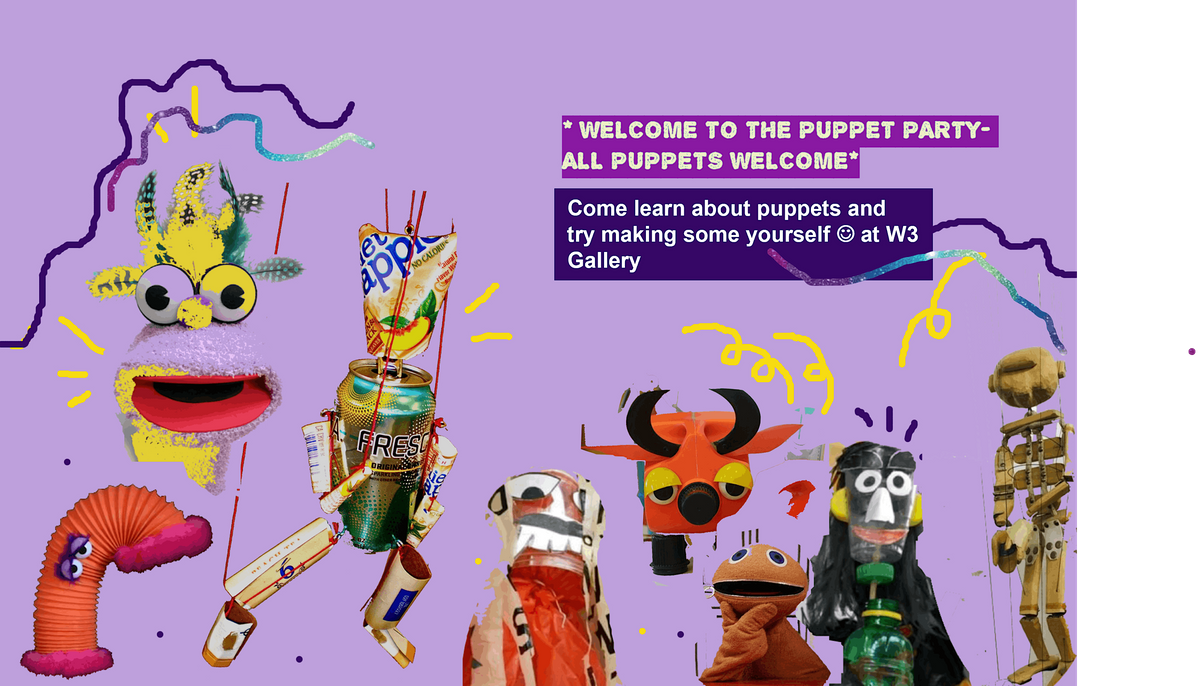 Puppet making and object personification W3 Gallery, W3