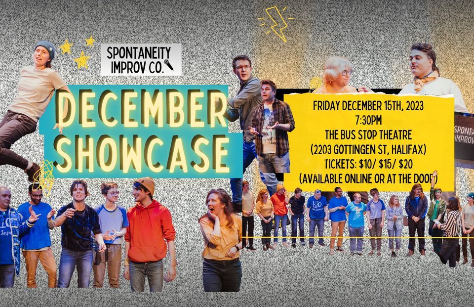 Spontaneity Improv December Showcase The Bus Stop Theatre Co op Spontaneity Improv December Showcase The Bus Stop Theatre Co op
