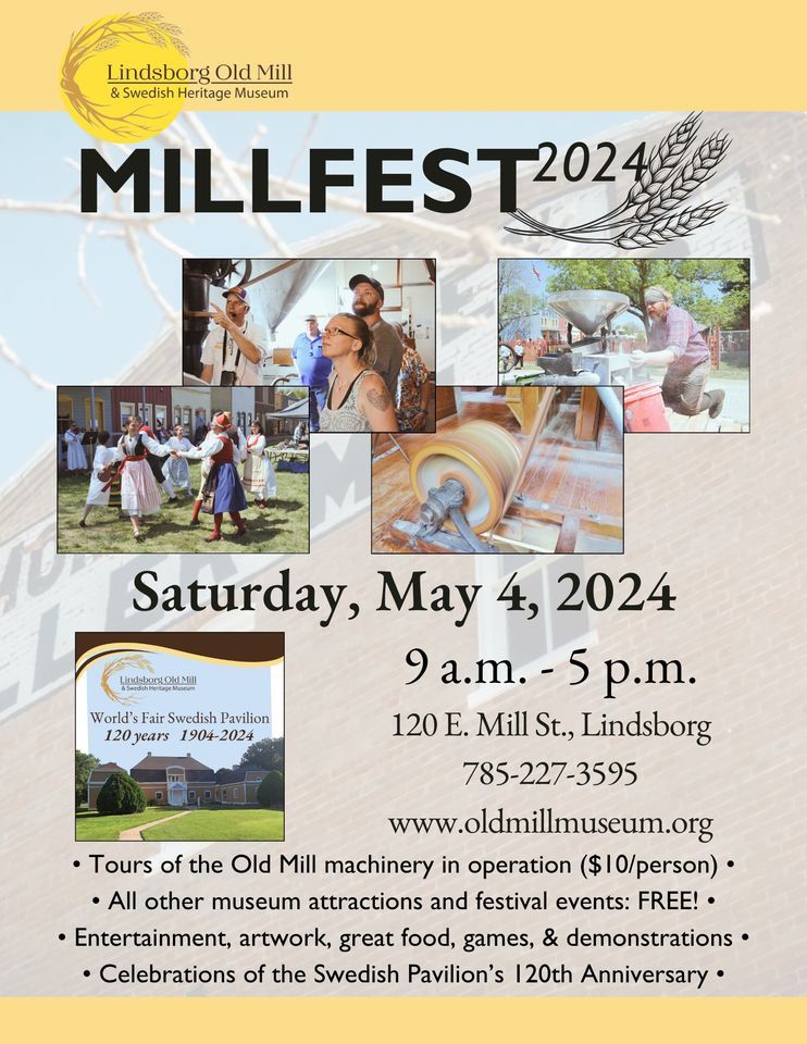 Millfest 2024 (Featuring 120th anniversary of the Swedish Pavilion