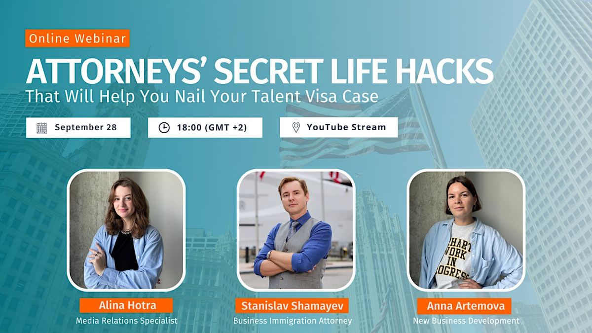 WEBINAR: Attorneys’ Secret Life Hacks That Will Help You Nail Your Talent, 28 September | Online Event | AllEvents.in