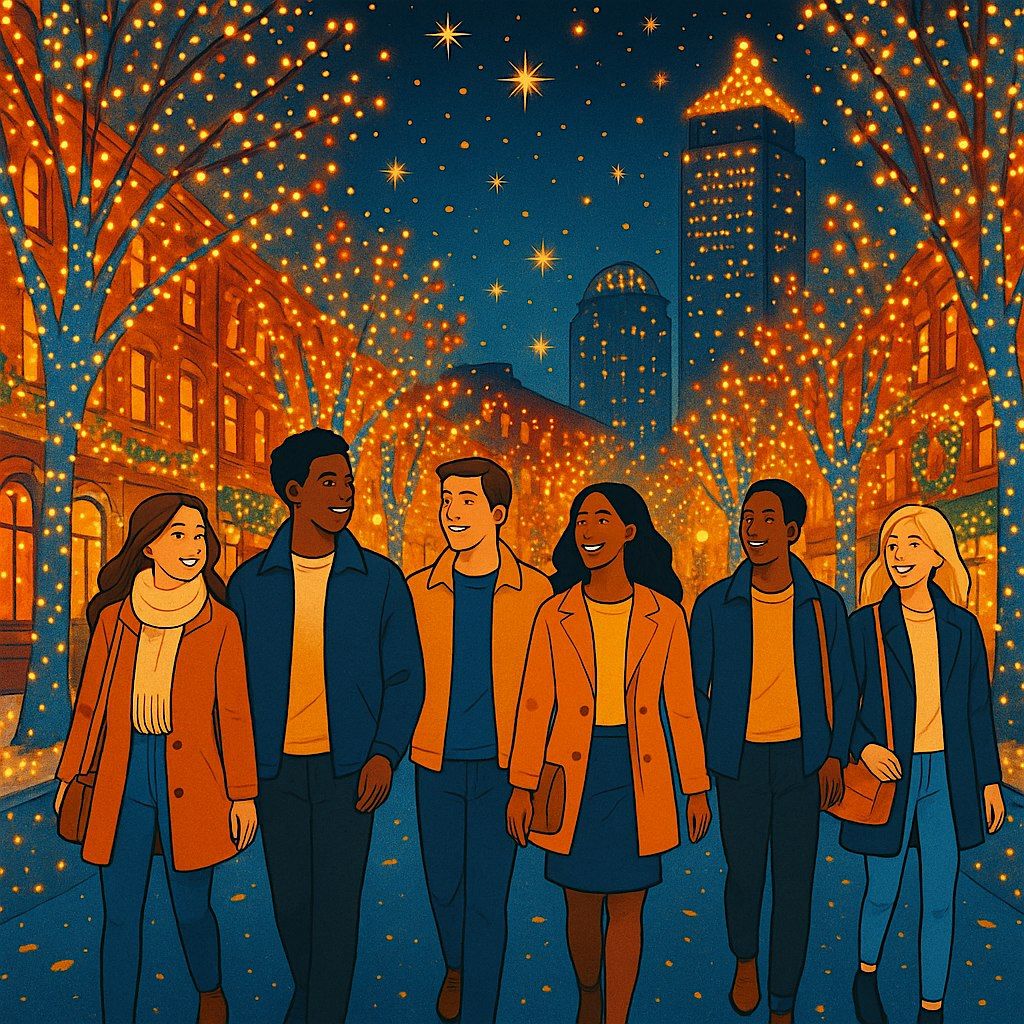 Holiday Lights Stroll +  Ornament Making  Singles Social, 15 December | Event in Boston | AllEvents