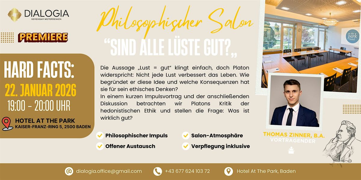 Philosophischer Salon von DIALOGIA®