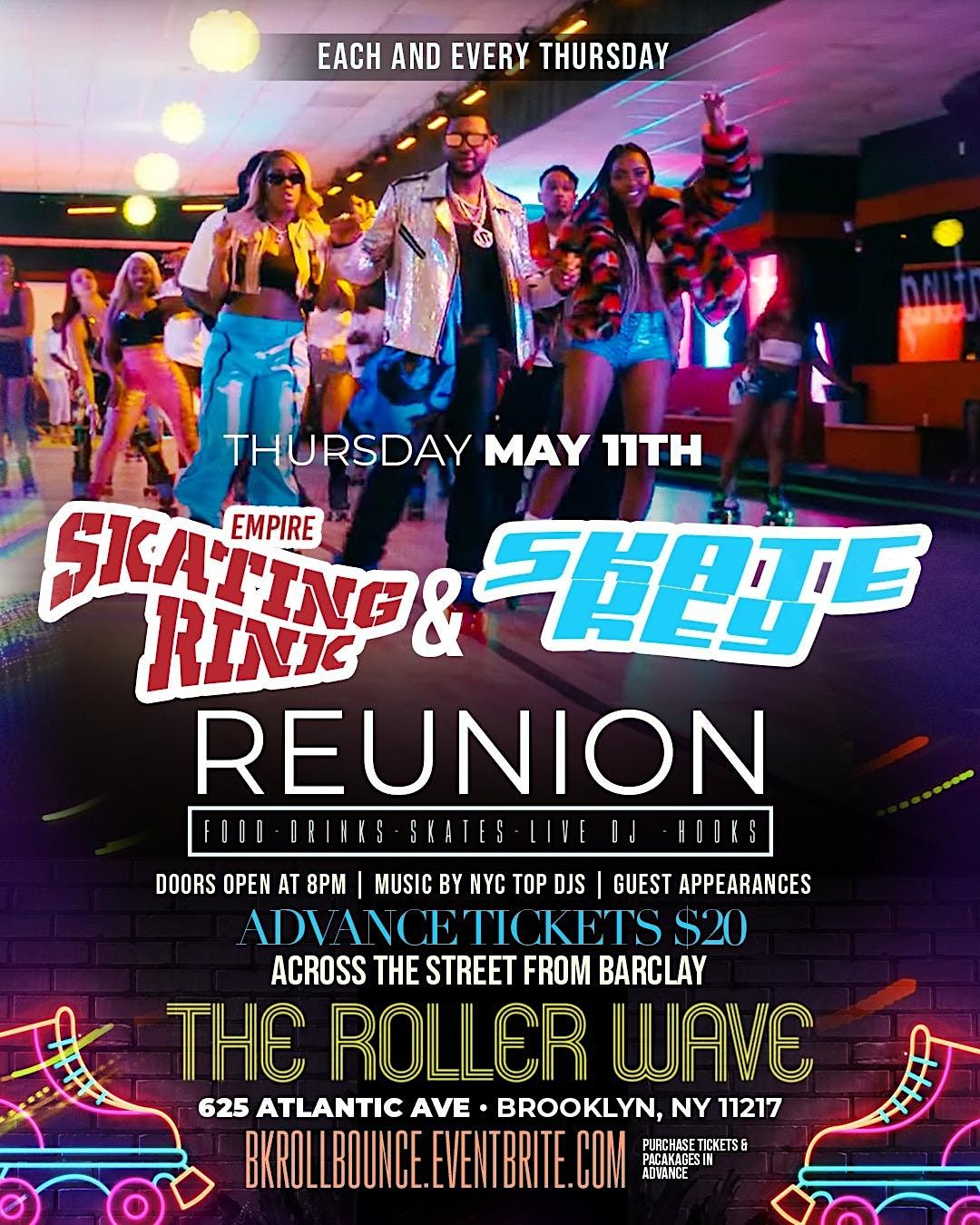 RollerWave NYC “RollBounce Thursday” (Skate Party), RollerWave NYC