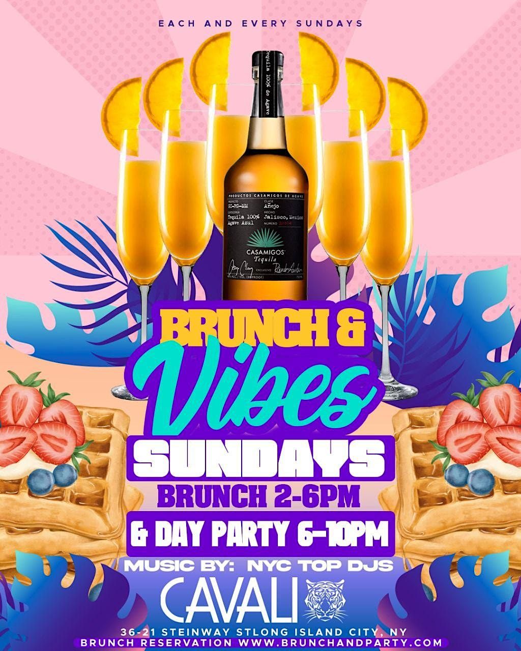 SUNDAY BRUNCH & VIBES FOOD DRUNK HOOKAH, Cavali New York, Queens