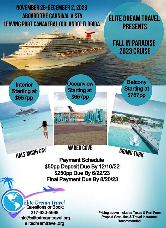 Fall In Paradise 2025 Cruise, Port Canaveral Terminal 3 Carnival, Cape