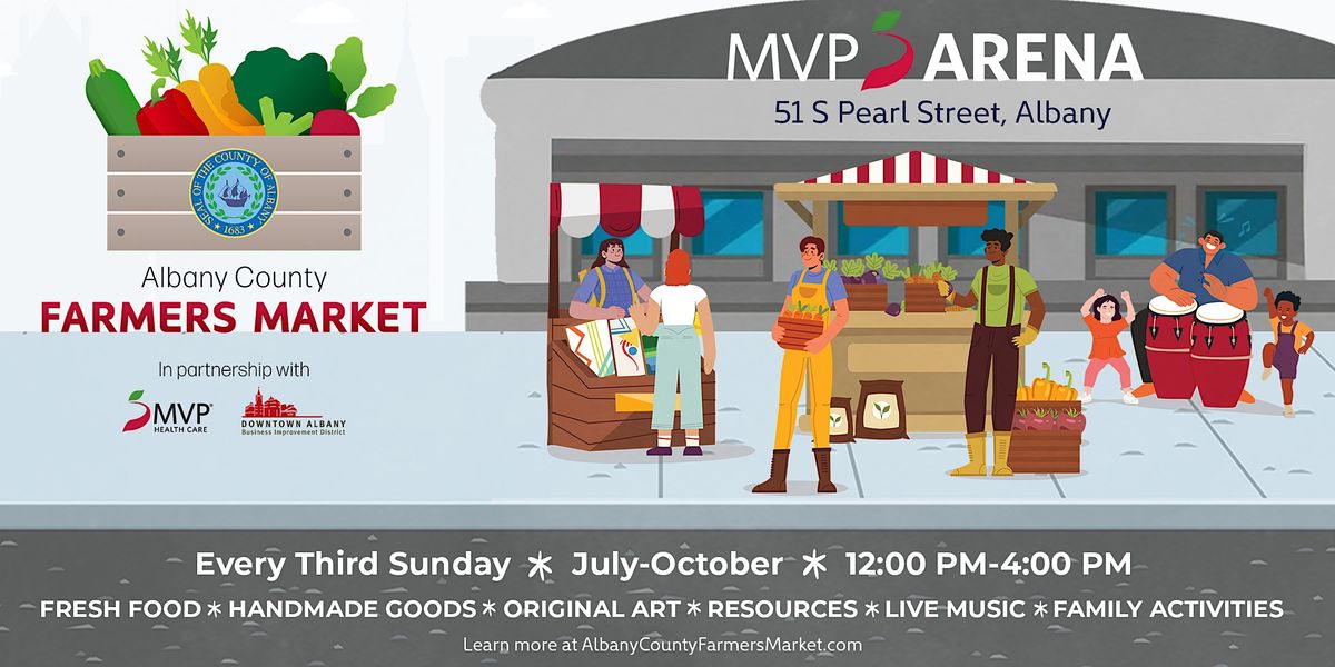 Albany County Farmers Market, Outside MVP Arena, Albany, 17 September