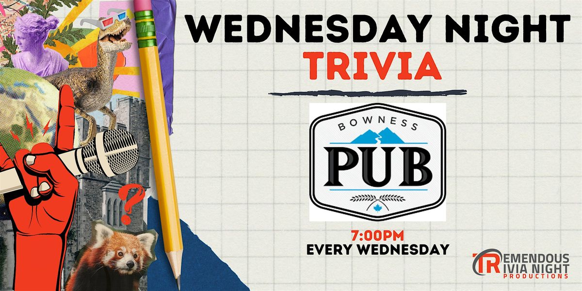 Calgary Bowness Pub Wednesday Night Trivia! | Event in Calgary | AllEvents