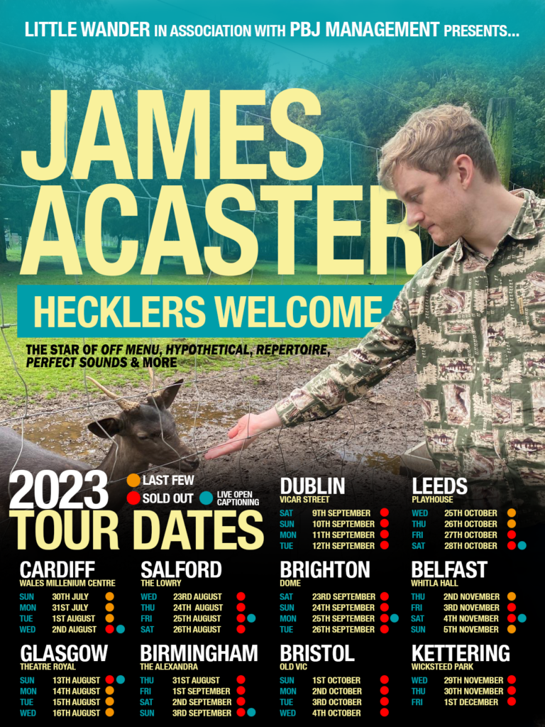 James Acaster at Warsaw, 15 June | Event in Brooklyn | AllEvents